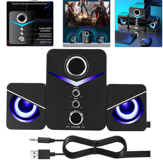 PulseGrip LED Desktop Speakers